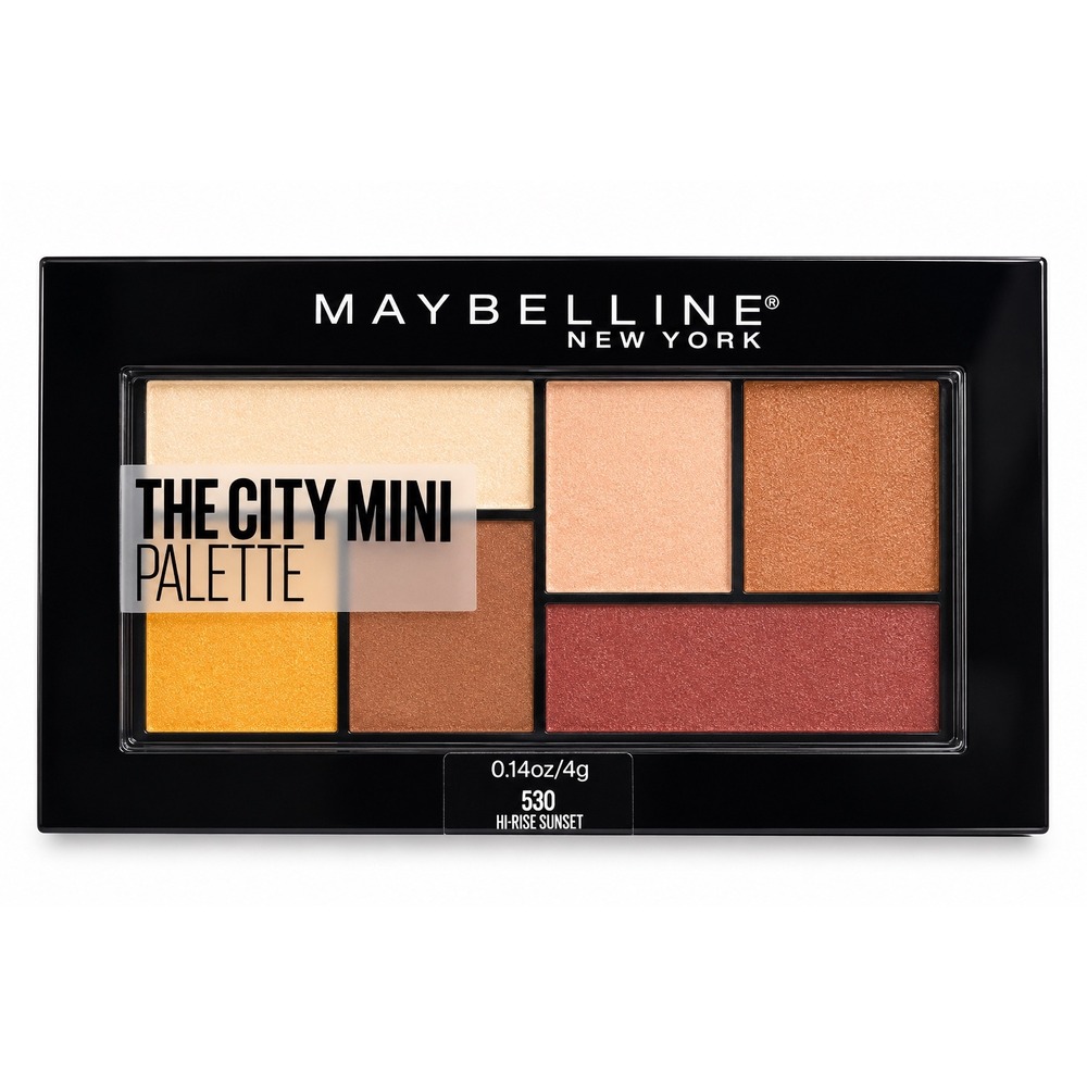 Maybelline The City Mini Eyeshadow Palette 530 Hi-Rise Sunset Warm Gold Bronze
